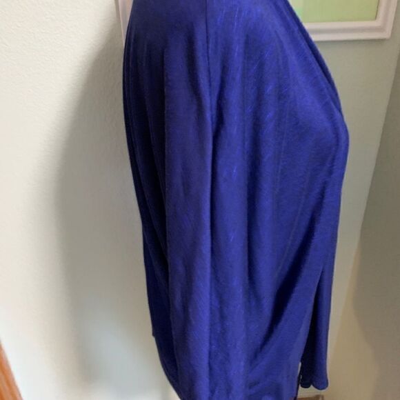 Mizumo Blue Open Cardigan Like New #C39 - Picture 2 of 4